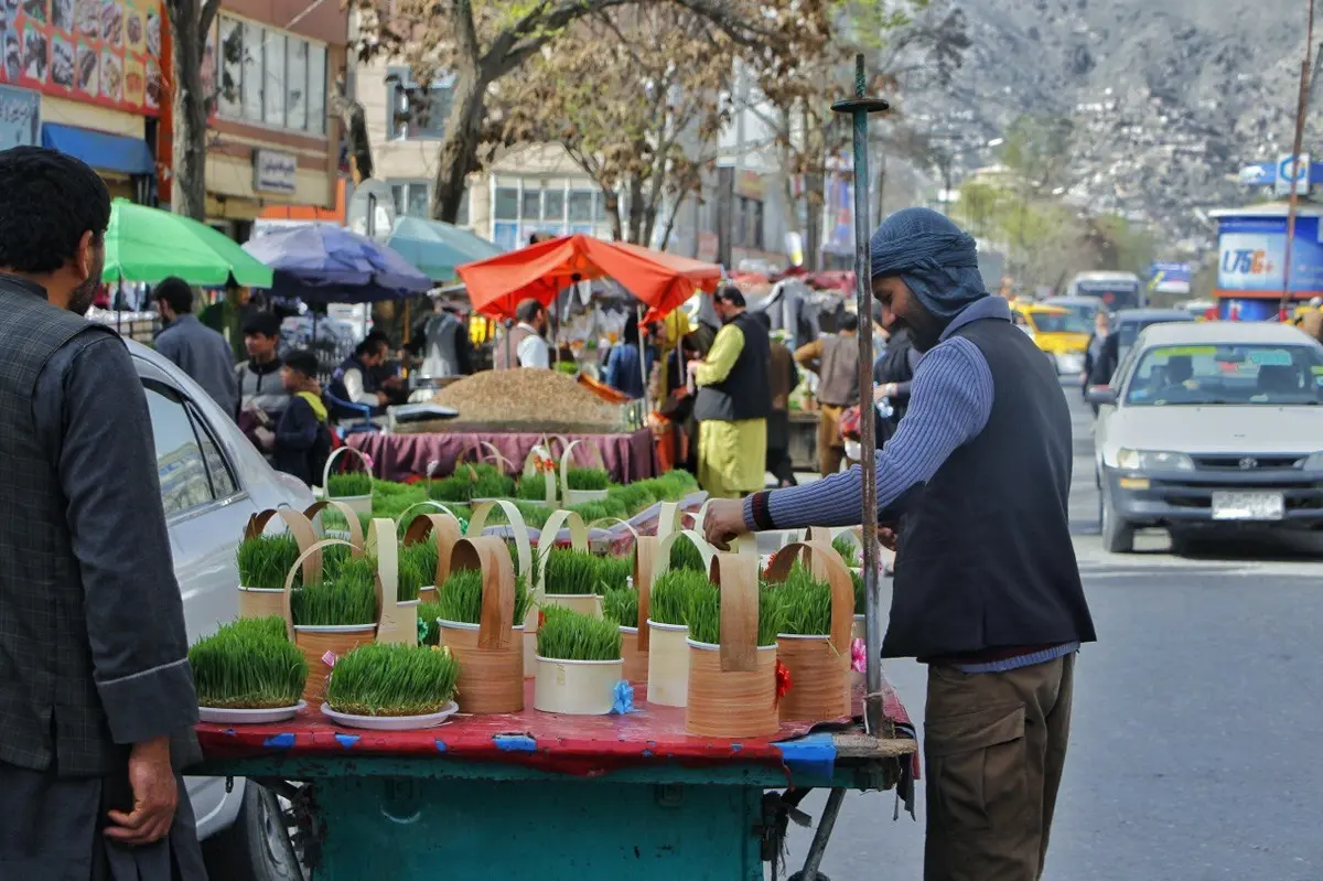  حال و هوای نوروزی مردم کابل + تصاویر 