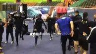رقص مازندرانی کشتی گیران فولادین ذوب آمل بعد از قهرمانی+ویدئو