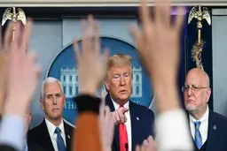 ترامپ: سالانه ده‌ها هزار آمریکایی بر اثر آنفولانزا می‌میرند و جایی هم تعطیل نمی‌شود