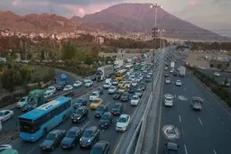 کاهش 29 درصدی ترافیک جاده ها در 24 ساعت گذشته