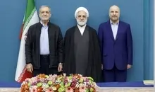 حضور سران قوا برای اقامه نماز بر پیکر رهبر شهید