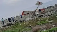 سقوط هواپیمای تفریحی در ساحل رامسر