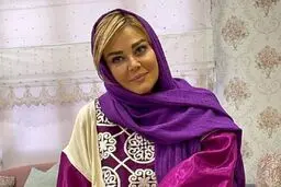 بهاره رهنما در کنار حاجی
