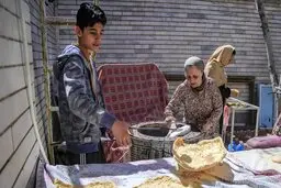 کرونا و پخت نان در خانه 