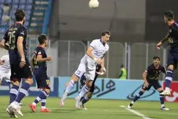 تساوی یک نیمه‌ای استقلال و نساجی| پنالتی مانع از شکست آبی ها شد