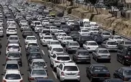 
ترافیک سنگین در مسیر شمال به تهران
