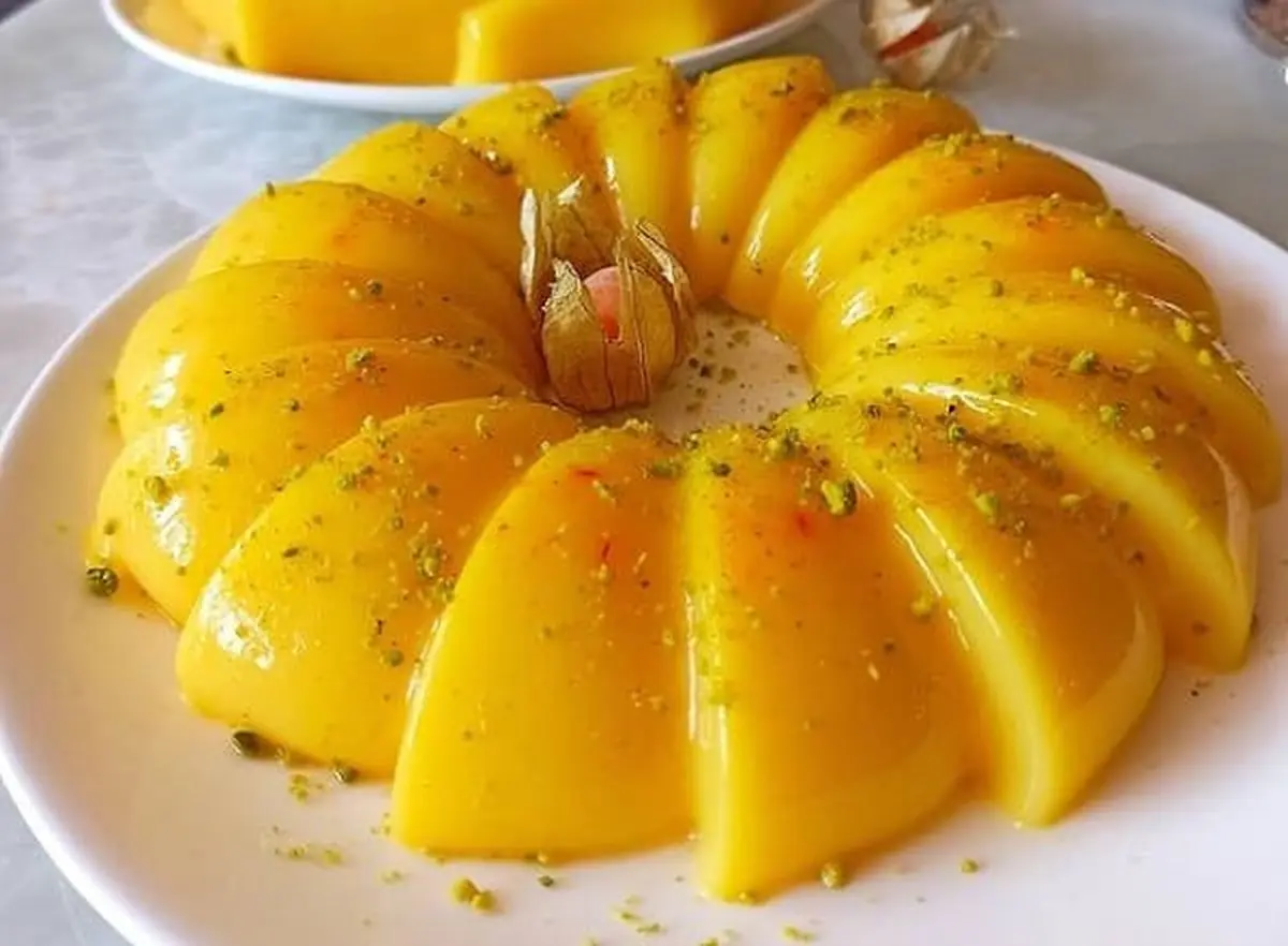 بیا بهت یاد بدم پاناکوتا زعفرونی درست کنی! | طرز تهیه پاناکوتای زعفرونی +ویدیو