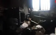 عکس های وحشتناک از برخورد صاعقه به یک خانه در اردل | همه چیز جزغاله شد