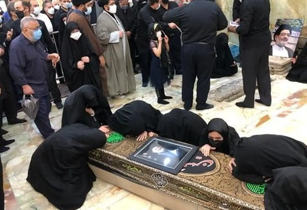 چهره‌های سیاسی در مراسم تشییع محتشمی‌پور

