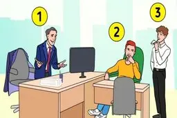 تست هوش | کدام یک از این 3 نفر رییس واقعی است؟ | فقط باهوش‌ها میتونن حدس بزنن + پاسخ