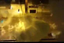 ‏وضعیت یکی از مناطق شهر تهران در چهارشنبه‌سوری+ویدئو