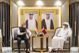 گفتگوی تلفنی وزرای خارجه قطر و هند