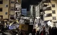 لحظه ریزش ساختمان ۱۰ واحدی نسیم شهر+ویدئو