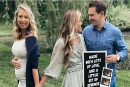 نوه ای که در بطن مادربزرگش پرورش یافت| مادربزرگ آمریکایی برای خود نوه می آورد