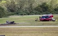 
سقوط مرگبار یک هواپیما |هواپیما پس از سقوط طعمه حریق شد