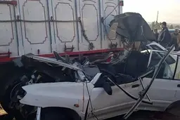 کامیونی در جاده ابهر جان گرفت |مرگ هولناک 4 تن در جاده ابهر + تصویر