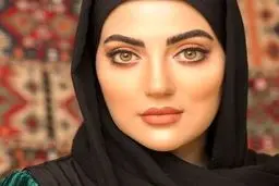 تیپ خاص هلیا امامی در میان حوض آب +عکس 