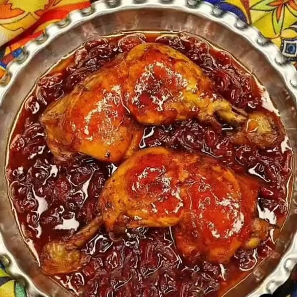 مطمئنم تا حالا مرغ رو با آلبالو درست نکردی | طرز تهیه مرغ آلبالویی