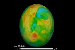 بزرگترین حفره لایه اوزون در قطب شمال بسته شد