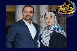 اولین واکنش نیما کرمی به بغل کردن همسرش