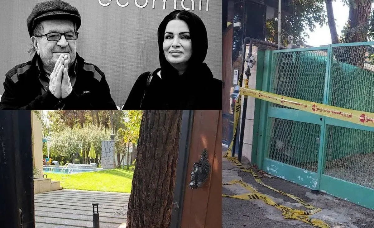 فیلم ردپای خونین قاتل خانواده مهرجویی در خانه | آخرین جزئیات بررسی قتل خانواده استاد مهرجویی +ویدئو