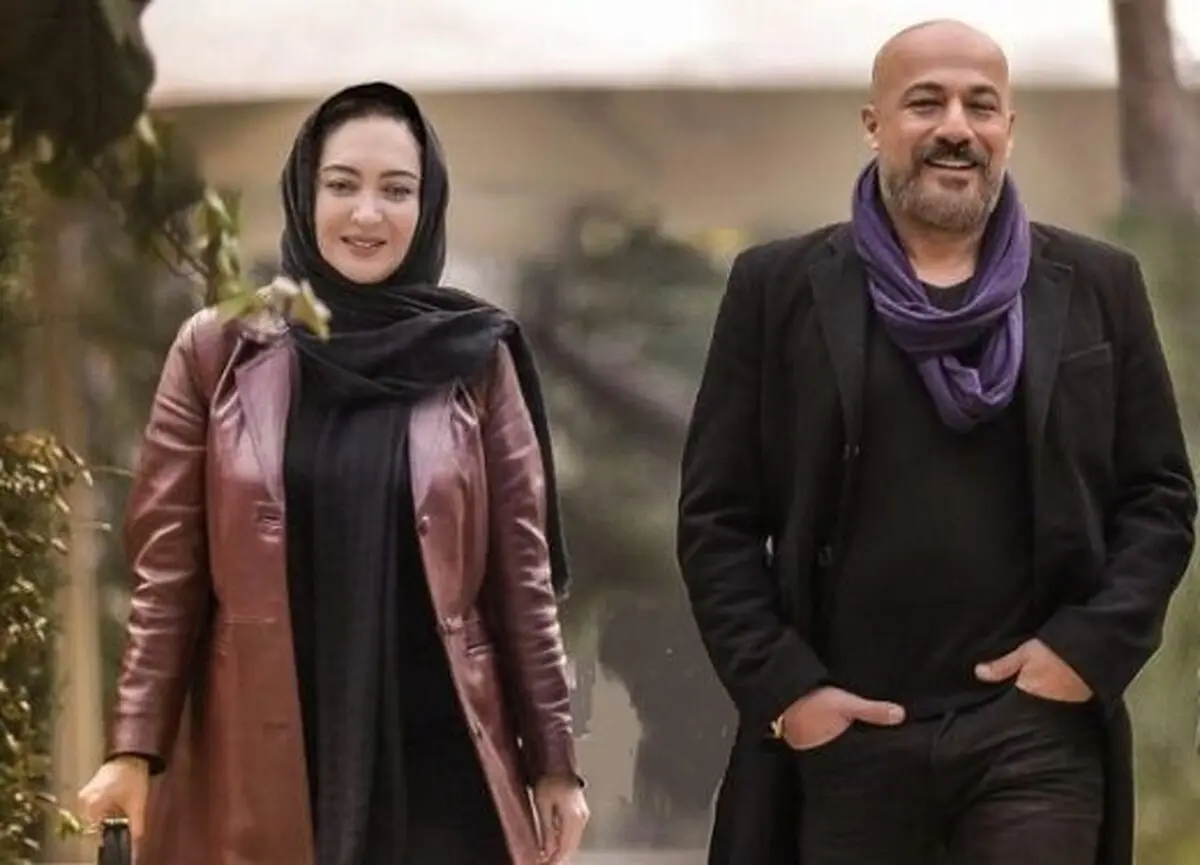 عکسی تازه از نیکی کریمی و امیر آقایی در سریال «آقازاده»
