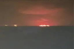 آتش سوزی در ۳ کشتی نفتکش در نزدیکی آب‌های امارات