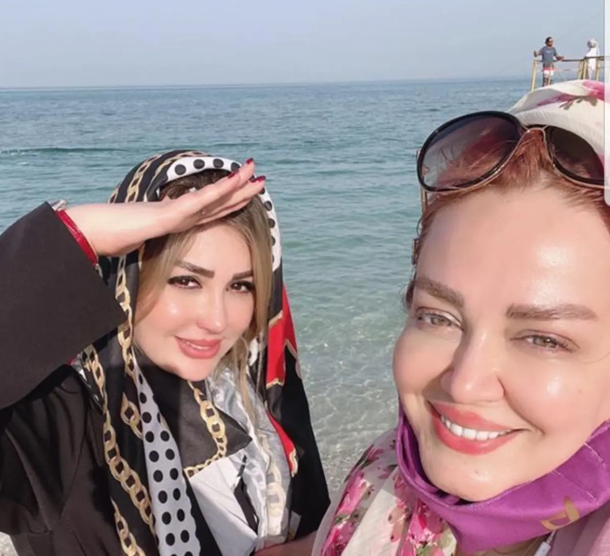پایان شایعات جدایی نیوشا ضیغمی از همسرش +ویدئو