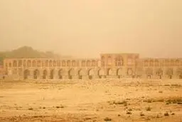 آسمان غبارآلود نقاط مختلف ایران | ورود گرد و خاک از روز چهارشنبه به کشور