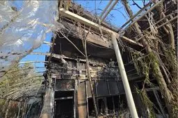 آتش‌سوزی در ساختمان اداری یک بیمارستان در خیابان ولی‌عصر(عج) |  دستگیری عامل حریق بیمارستان قلب رجایی + ویدئو 
