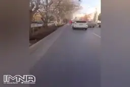 تیراندازی، تعقیب و گریز پلیس امروز در اصفهان + ویدئو