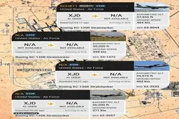 آمریکا پایگاه کلیدی العدید در قطر را خالی کرد | تخلیه گسترده پایگاه هوایی العدید قطر توسط هواپیماهای سوخت‌رسان آمریکا
