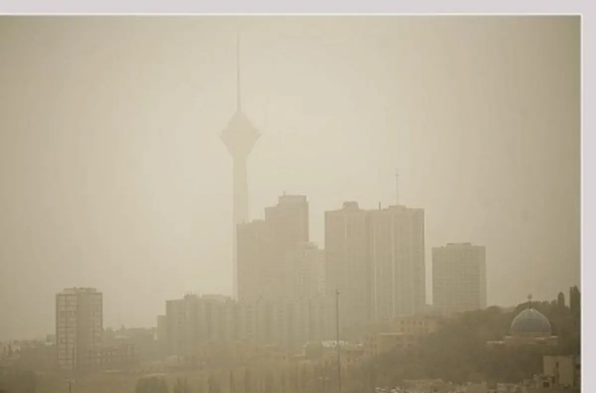  خیزش گردوغبار در استان تهران  والبرز  شروع شد