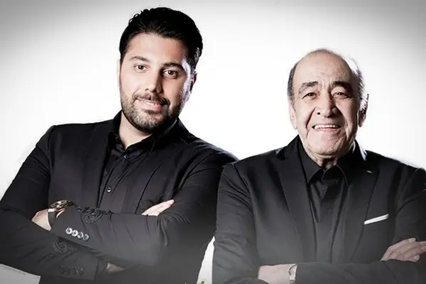 آواز احسان خواجه‌امیری در سوگ پدر | ادای احترام به ایرج خواجه‌امیری +ویدئو