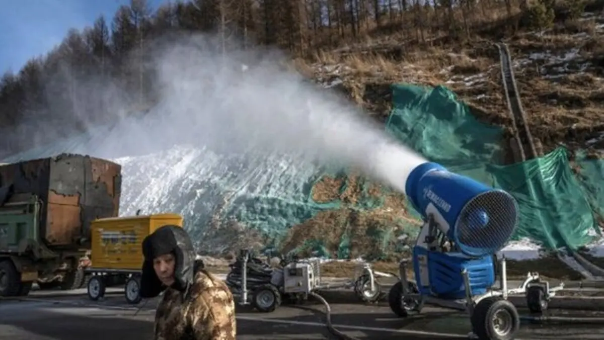 برف مصنوعی در المپیک زمستانی ۲۰۲۲ 