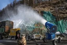  برف مصنوعی در المپیک زمستانی ۲۰۲۲ 