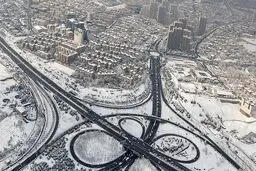 زمستان ایران پربرف است