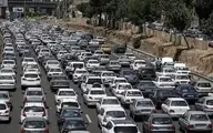 ترافیک سنگین در آزادراه قزوین_کرج_تهران | انسداد محور چالوس و آزادراه تهران شمال
