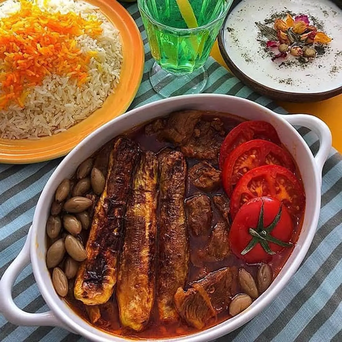 ناهار  خورش کدو سبز ساده درست کن، محشر میشه | طرز تهیه خورش کدو سبز ساده