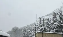 بارش شدید برف در تهران |  ارتفاع برف به ۲۰ سانتیمتر رسید+ عکس