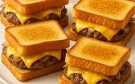 طرز تهیه تست برگر | یه غذای خوشمزه که وقت نمی‌گیره! +ویدئو