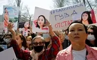  کشته شدن زنی در 'عروس دزدی |  تظاهرات مقابل ساختمان وزارت کشور قرقیزستان 