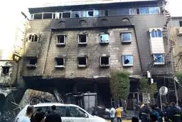 یک دختر بچه در آتش سوزی هتلی در کربلا کشته شد