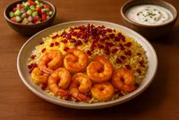 طرز تهیه میگو پلو | اگه از زرشک پلو خسته شدی تنوع بده و با میگو درست کن +ویدئو