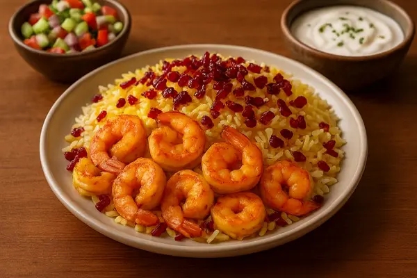 طرز تهیه میگو پلو | اگه از زرشک پلو خسته شدی تنوع بده و با میگو درست کن +ویدئو