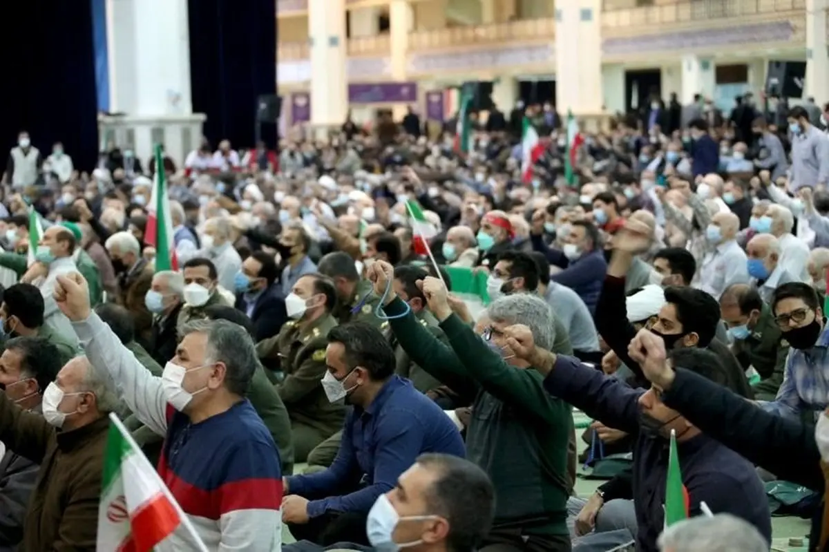 شعار مرگ بر مفسد اقتصادی و قطع پخش زنده تلویزیونی!+ویدئو