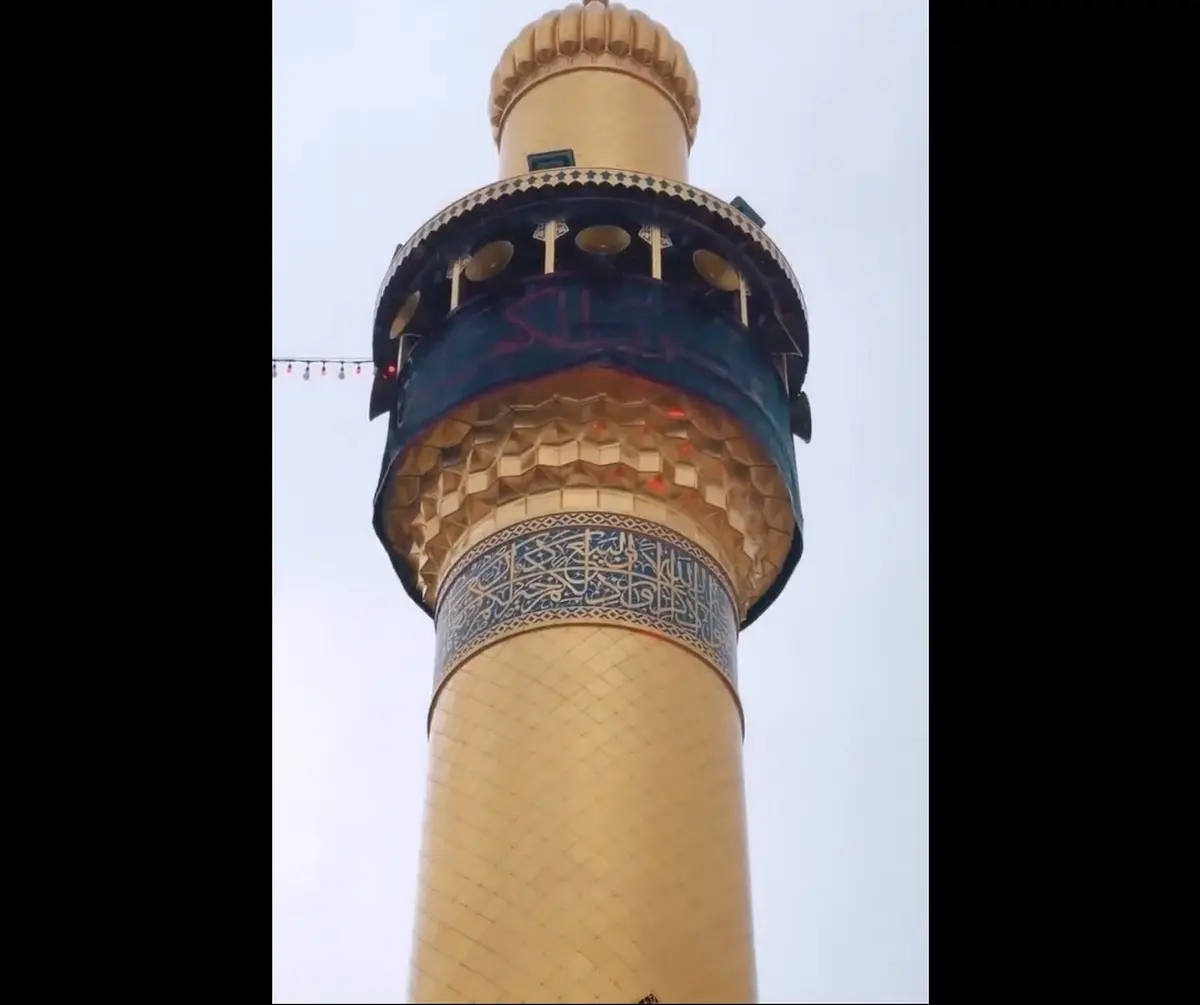 تصاویر زیبا از بارش رحمت الهی در حرم مطهر امیرالمومنین (ع)+ویدیو