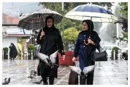 رگبار باران و رعد و برق در مناطق شمالی کشور و ارتفاعات البرز
