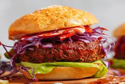 برگر بدون گوشت بپزید! | برگر لوبیا، طعمی متفاوت و بی نظیر که باید امتحان کنید+ویدئو