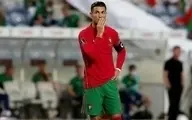 اندوه شدید رونالدو در پی عدم صعود مستقیم به جام جهانی